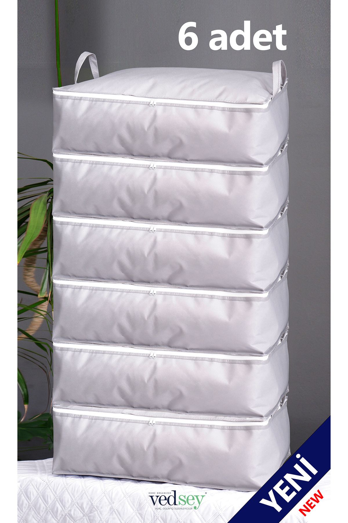 Vedsey Home Organizer 6'lıSet 64x45x23 Cm Çek...