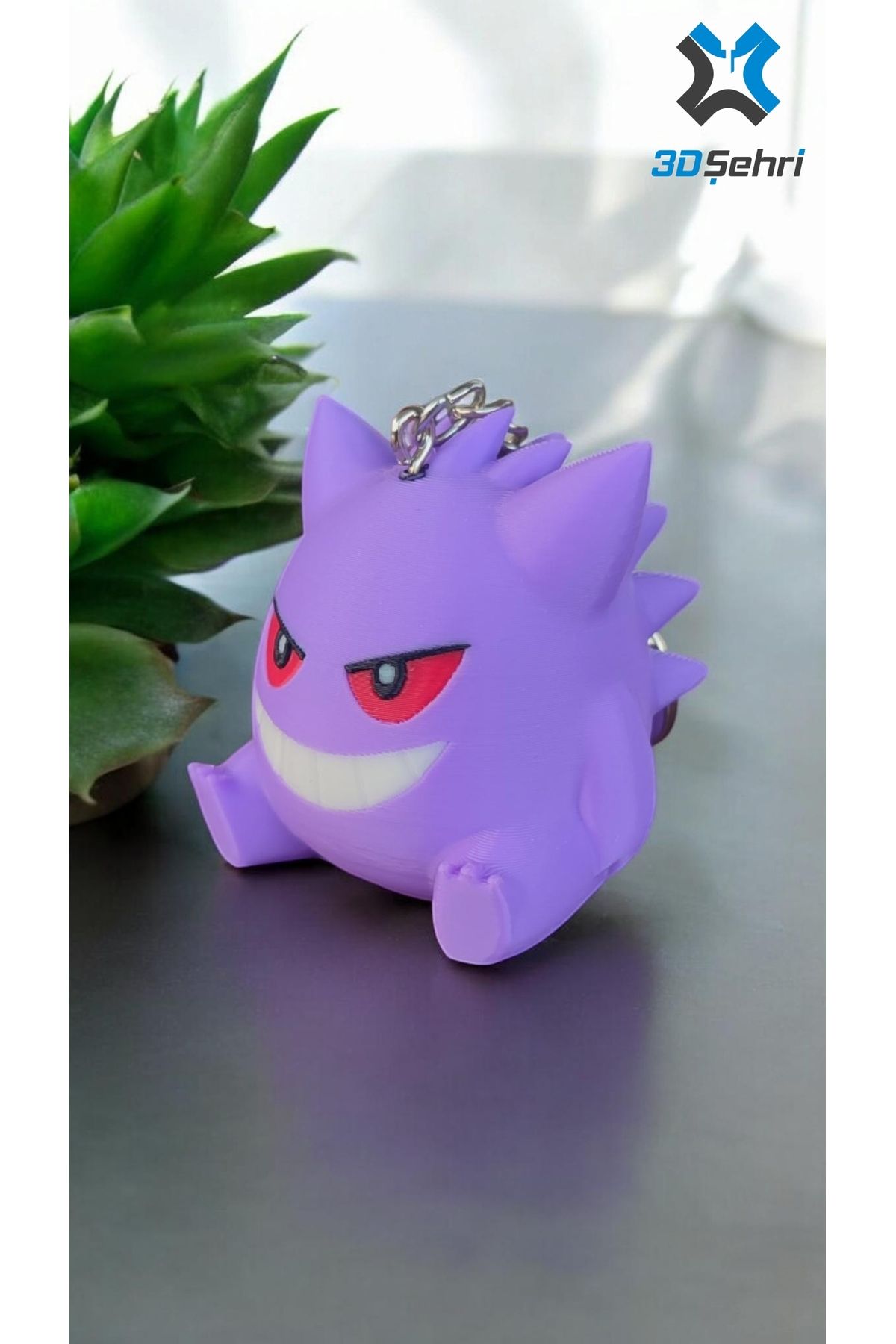 Gengar Pokemon Anahtarlık 4.5 CM