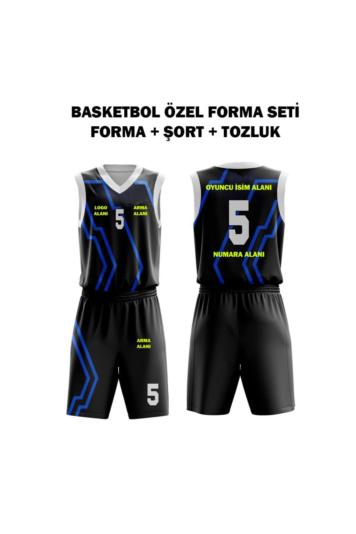 LİDER SPOR Basketbol ÖzelForma Seti (Forma +...