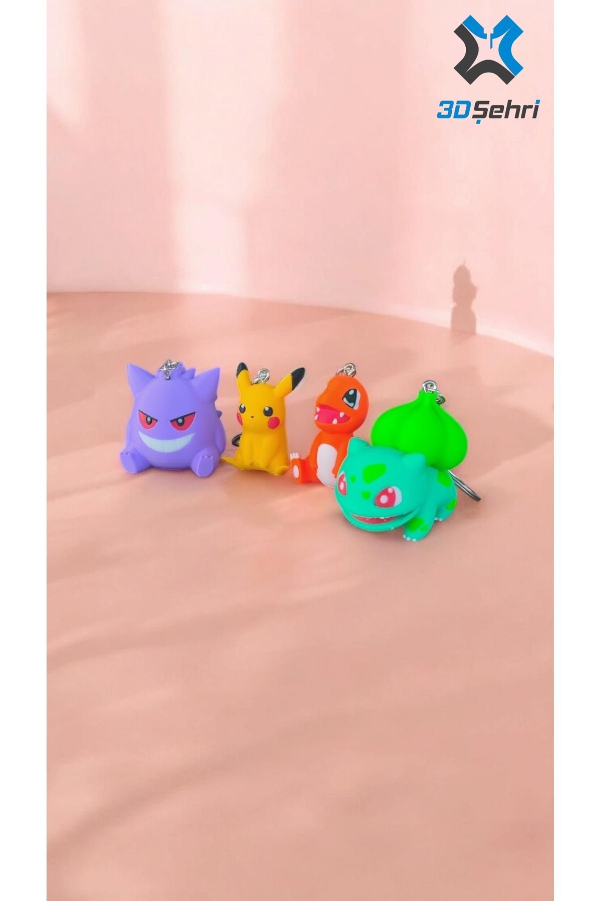 Pokemon Anahtarlık Set 4’lü