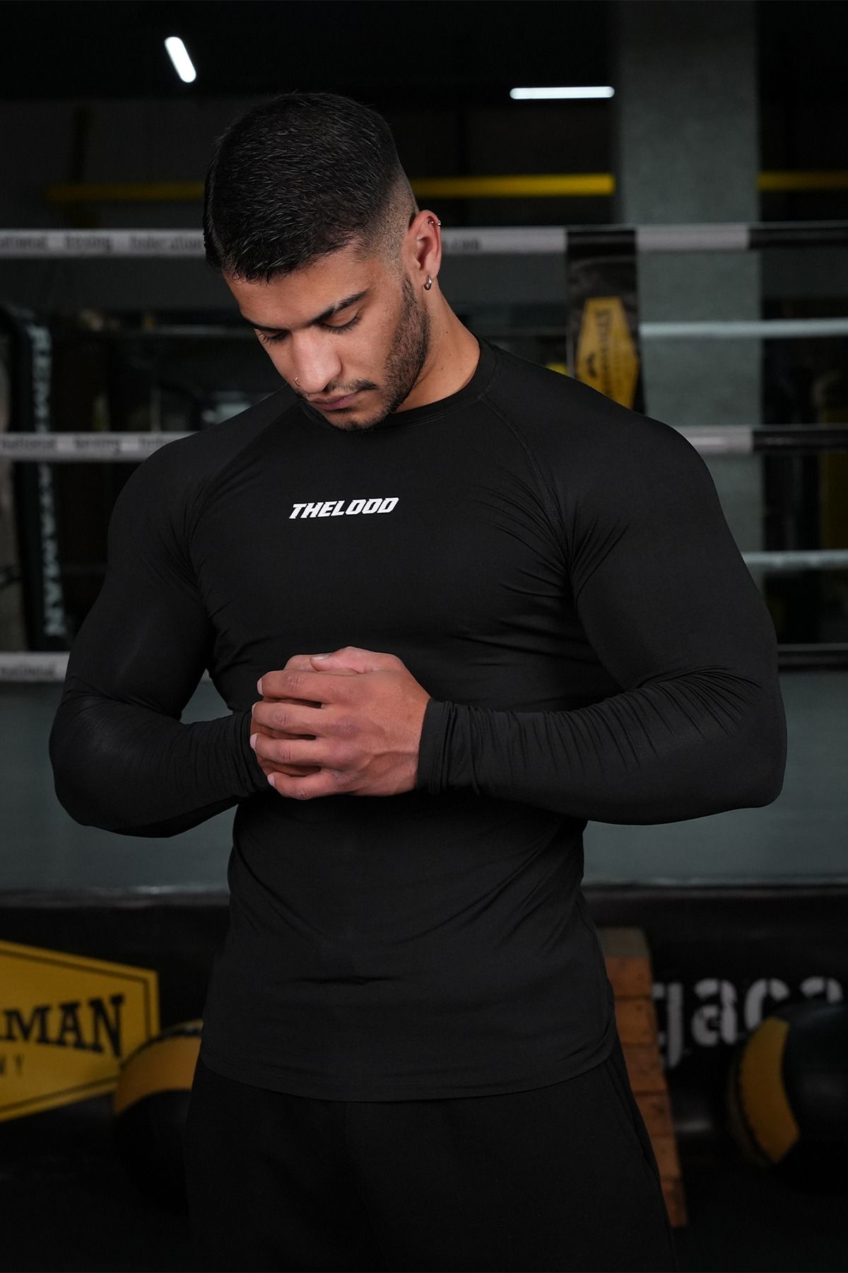 Uzun kollu Compression body Tshirt