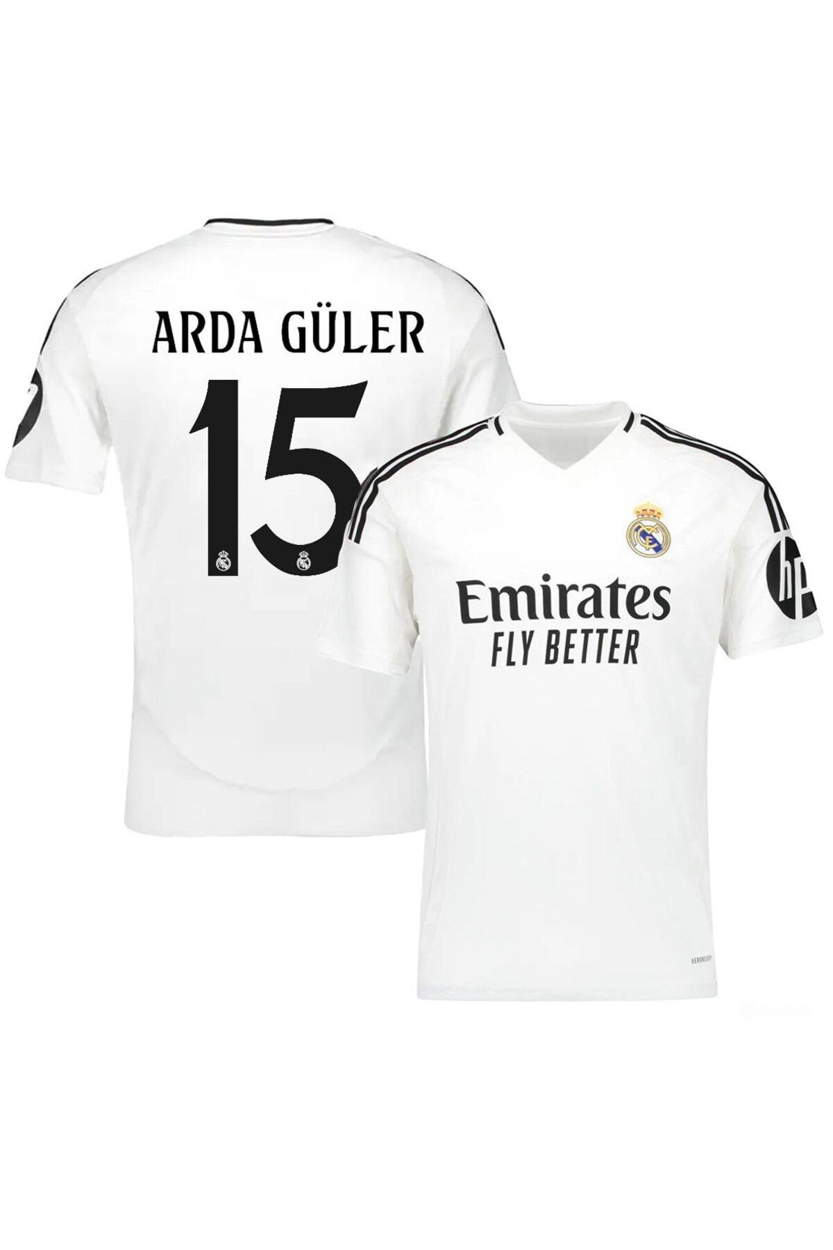 Yeni Sezon 2024/25 R. Madrid Arda-g.üler 15 Iç Saha Forması