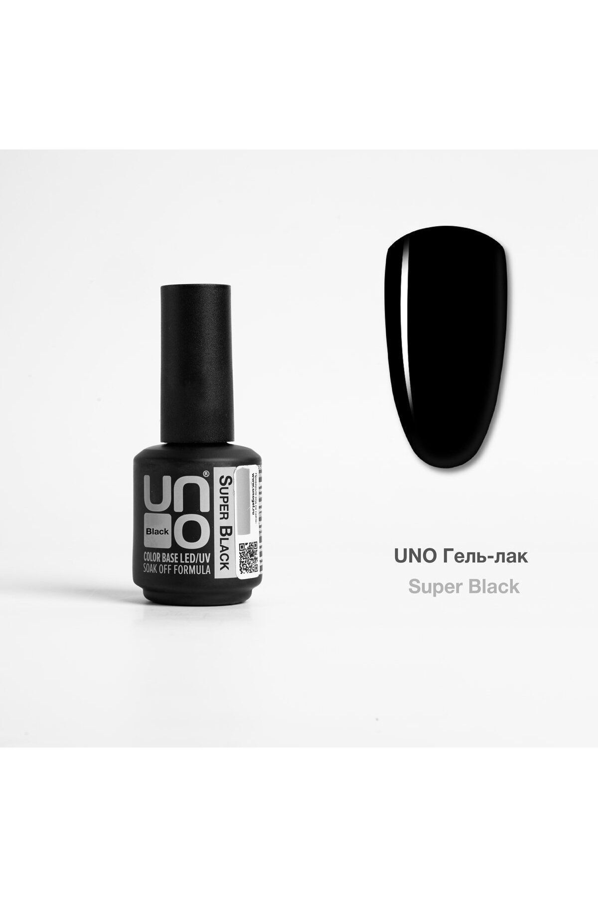 UNO GELPOLİSH UNO GEL POLISHSUPER BLACK 15ML