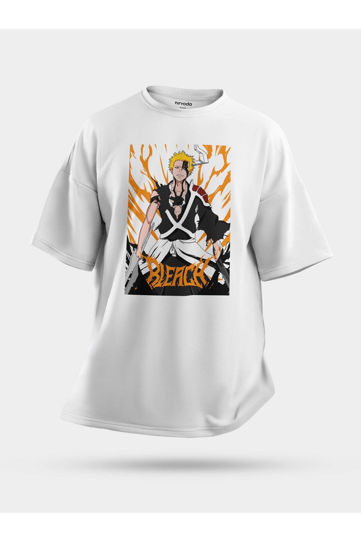 nirvodaOversize İchigoKurosaki Turuncu Bleach...