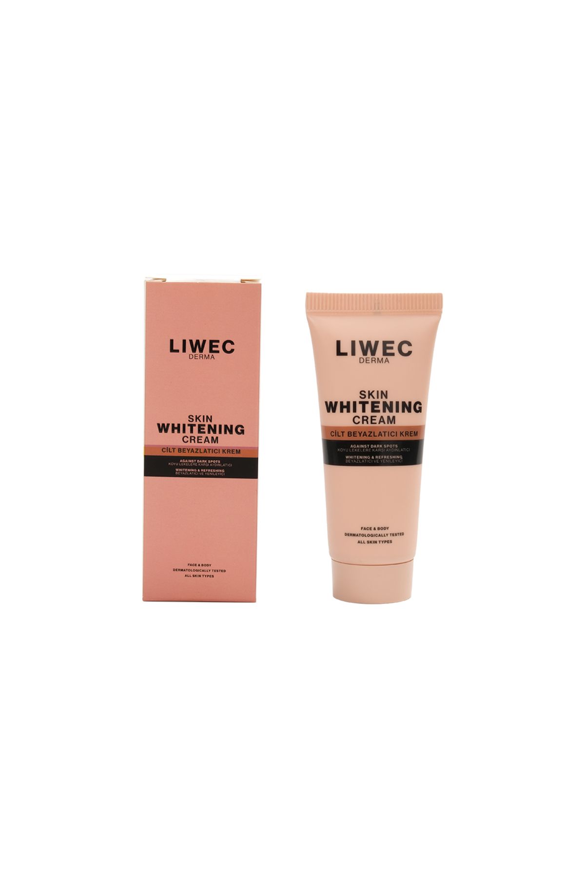 Liwec Derma 3'lü Set (AYDINLATICI KREM - WHİTENİNG CREAM - CİLT BEYAZLATICI SERUM)