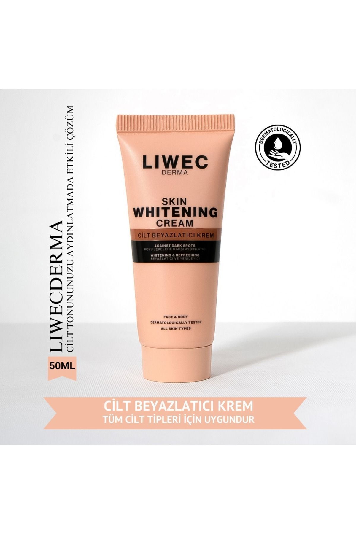 LİWECDERMA İKİLİ SET ALOEVERA ÖZLÜ LEKE KARŞITI CİLT BEYAZLATICI KREM 50ML VE 50SPF+ GÜNEŞ KREMİ