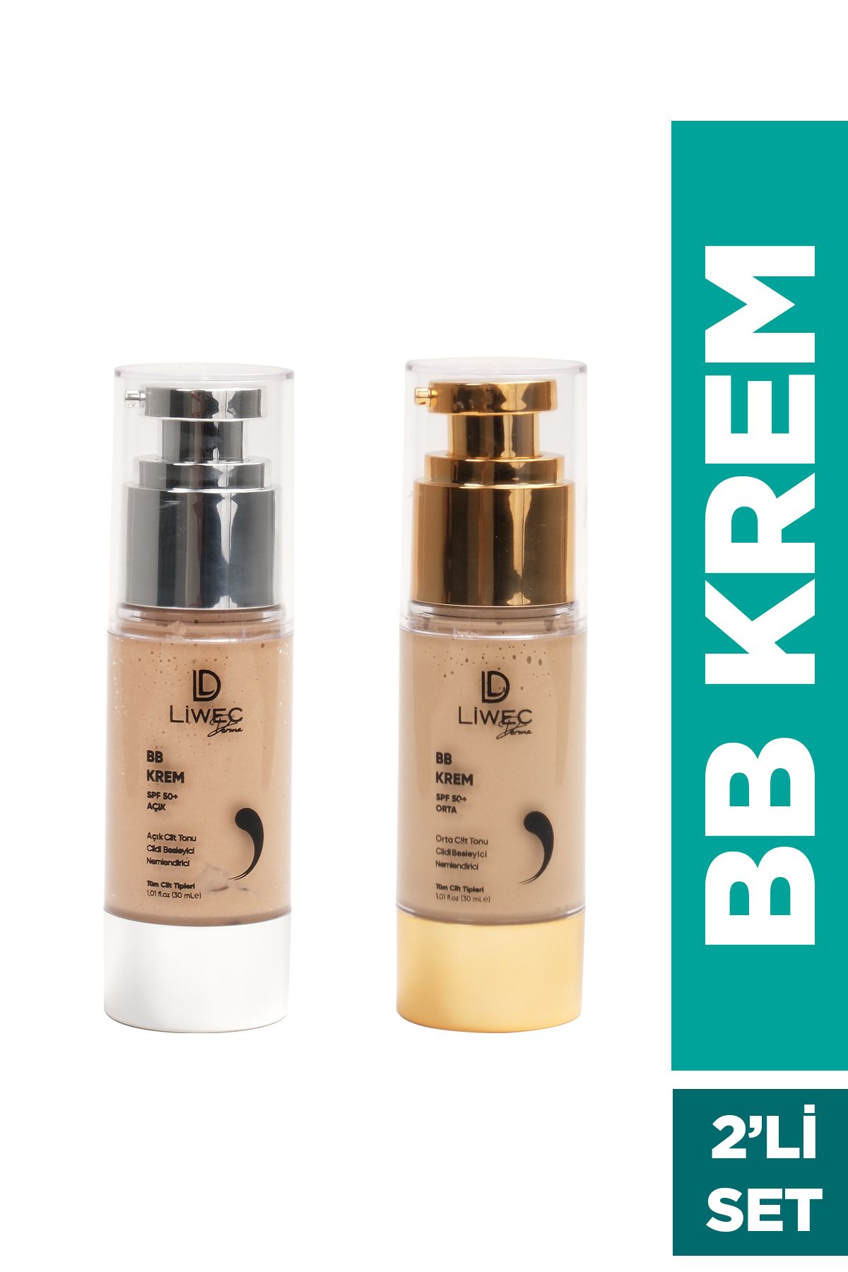 LIWECDERMA Liwec Derma BBKrem 2'li Set