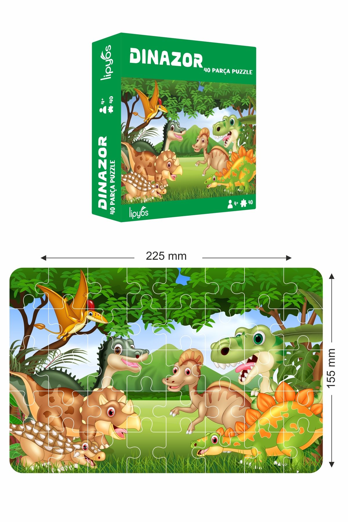 40 Parça Mini 5'li Puzzle Seti - 4