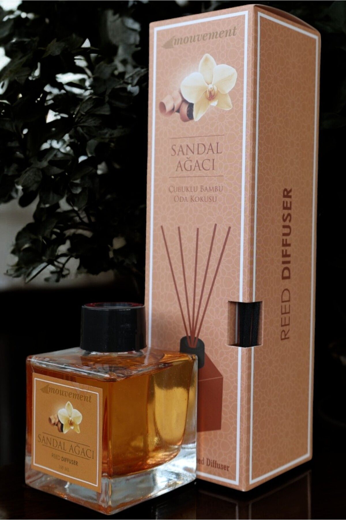 MOUVEMENT Sandal Esintisi 100ml Bambu Çubuklu...