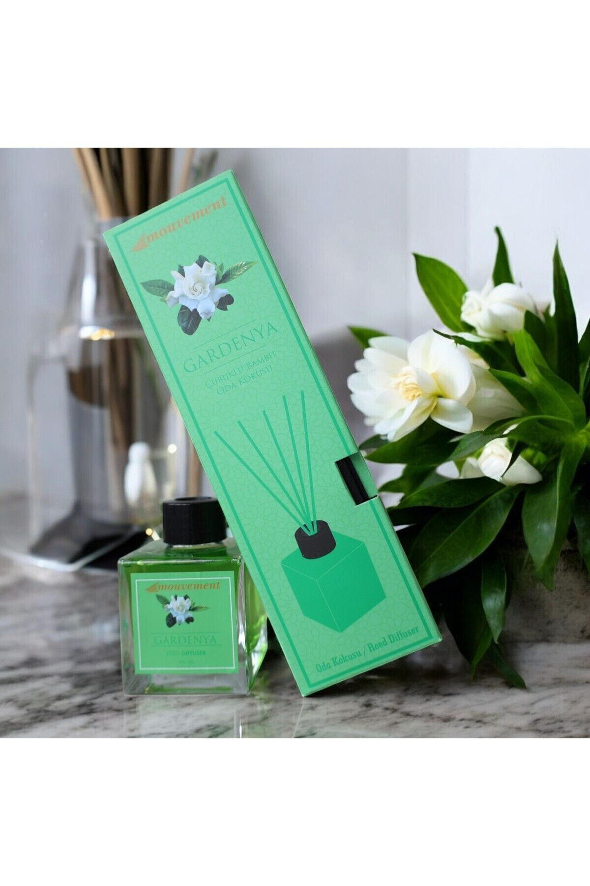 Gardenya Esintisi 100 ml Bambu Çubuklu Oda Kokusu Evinize Ferah Ve Lüks Bir Atmosfer Katın