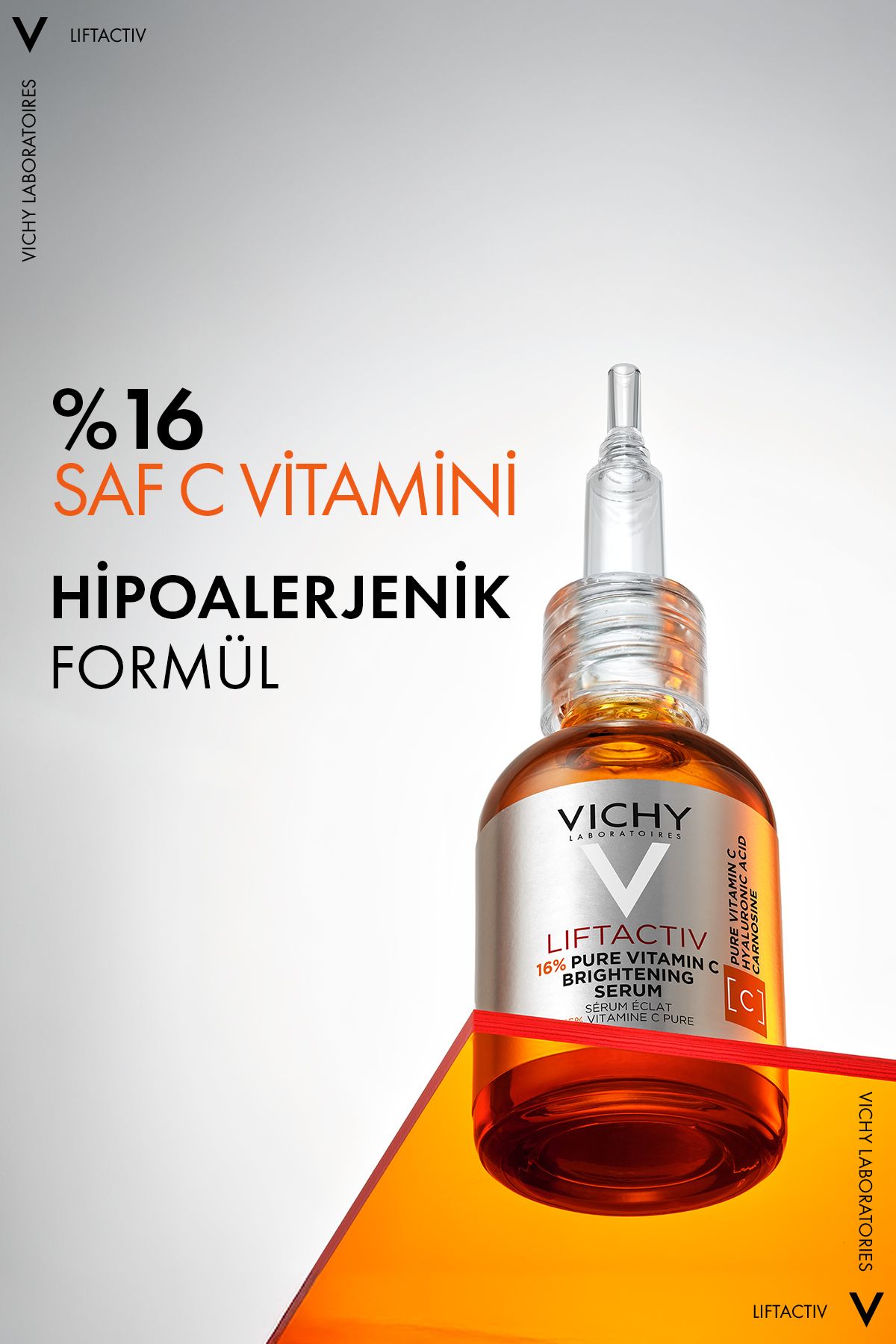 Liftactiv %16 Saf C Vitamini  Antioksidan Serum 20 ml - Tüm Cilt Tipleri İçin