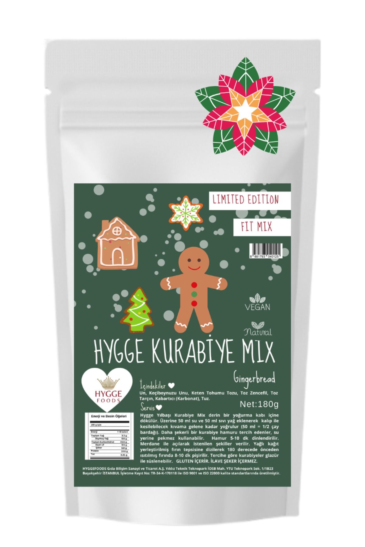 Hyggefoods Hygge YılbaşıKurabiye Mix - Zencef...