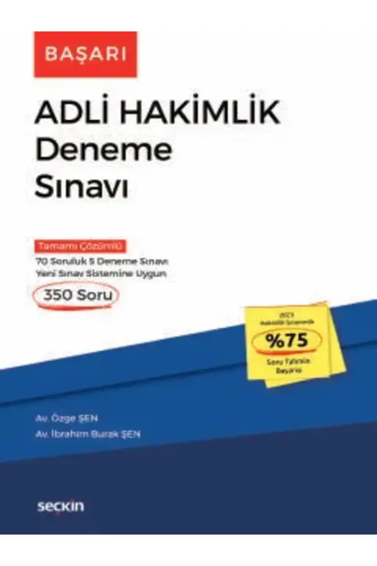 Seçkin YayıncılıkBaşarı –Adli Hakimlik Deneme...