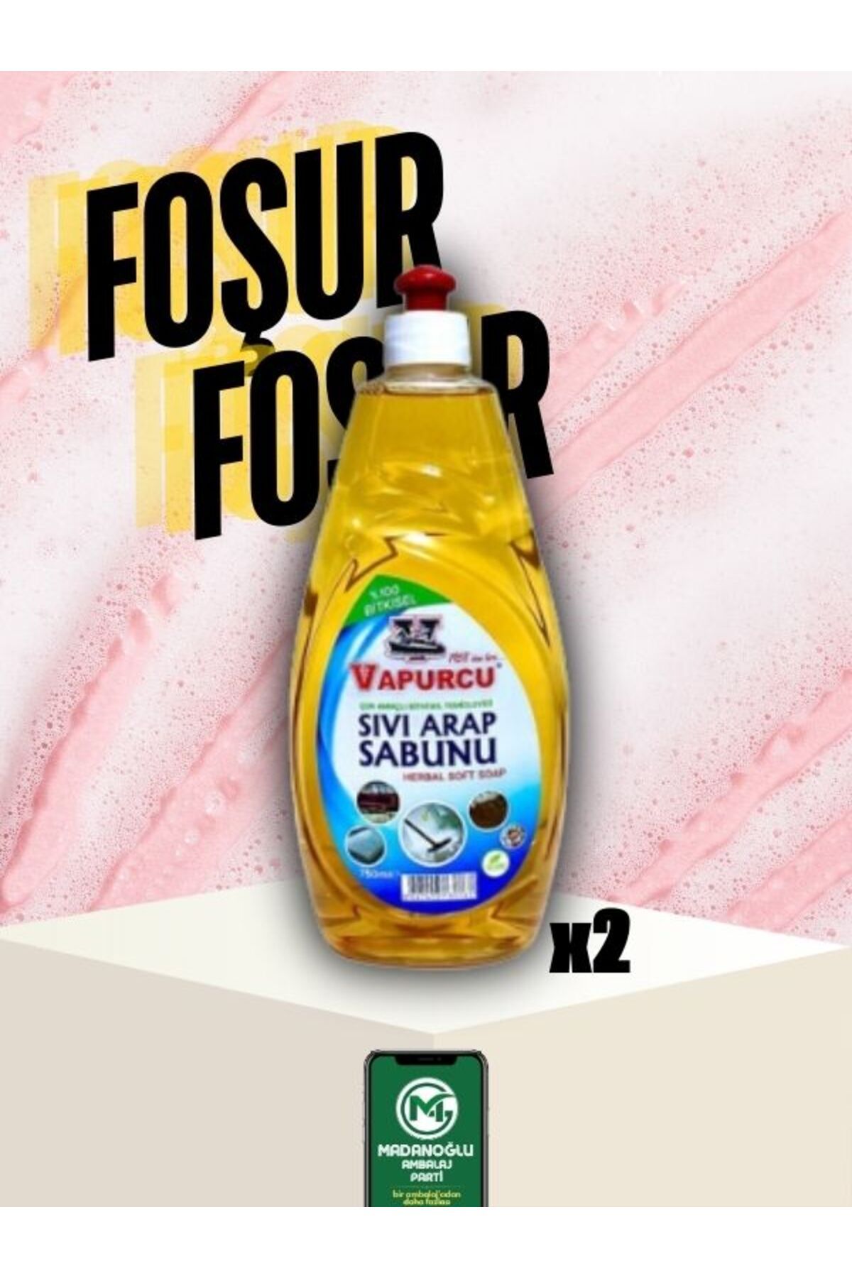 Madanoğlu ticaret ARAP SABUNUVAPUR. 750 ML (S...