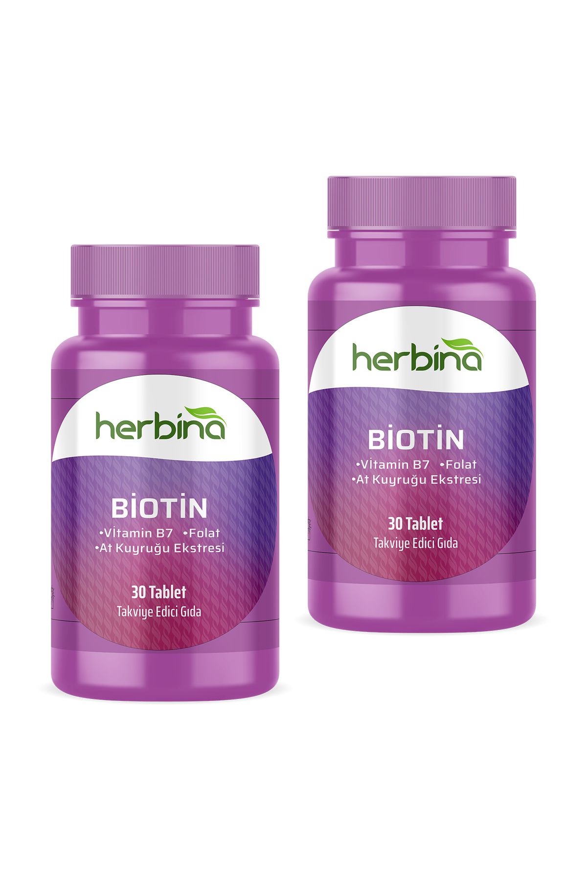 Herbina Biotin 5000 mcg AtKuyruğu Ekstresi 30...