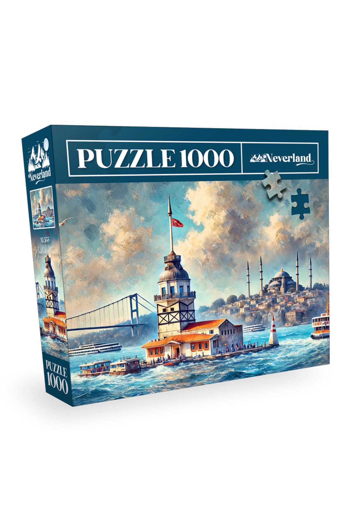 Neverland1000 Parça Puzzle -Kız Kulesi (Maide...