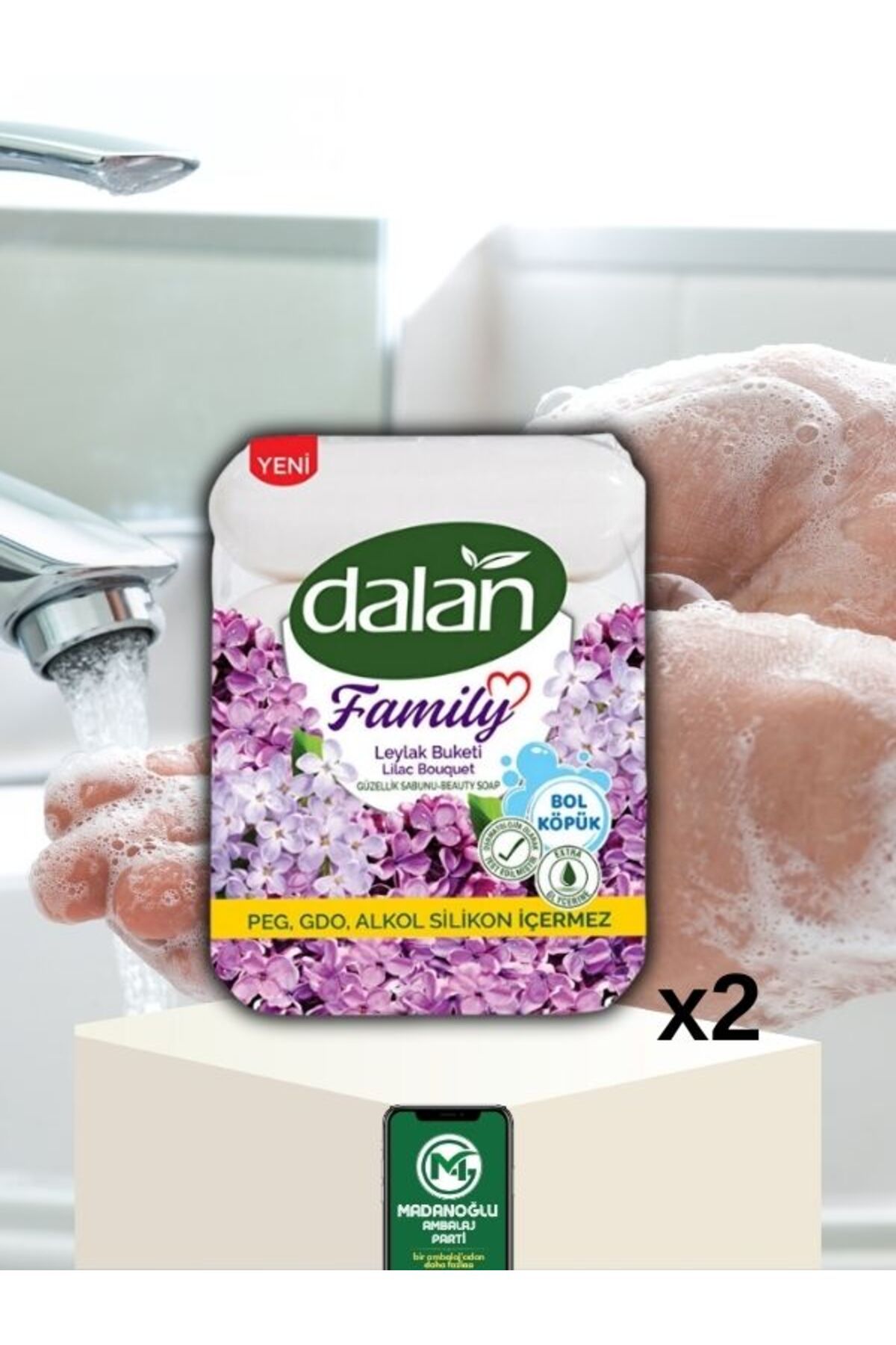 Madanoğlu ticaret DalanFamily Leylak (4X75gr)...