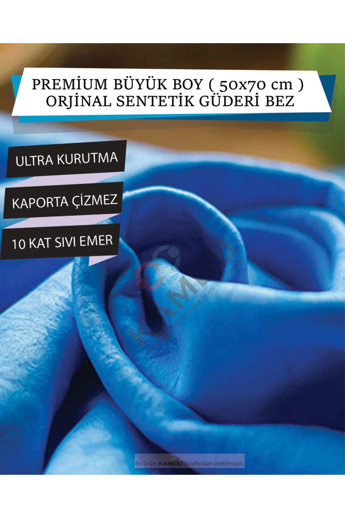 SUALUXE 12 Adet 50x70 BüyükBoy Güderi Bez, Pa...