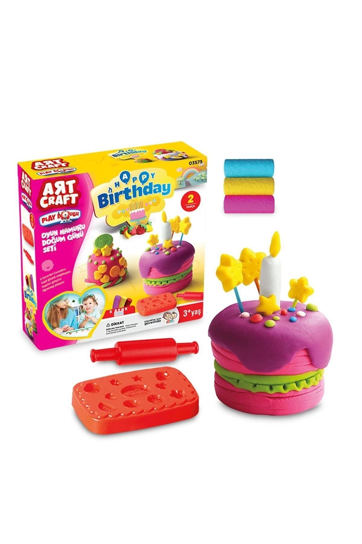 Fen Toys 03575 Dede, DoğumGünü Oyun Hamuru 15...