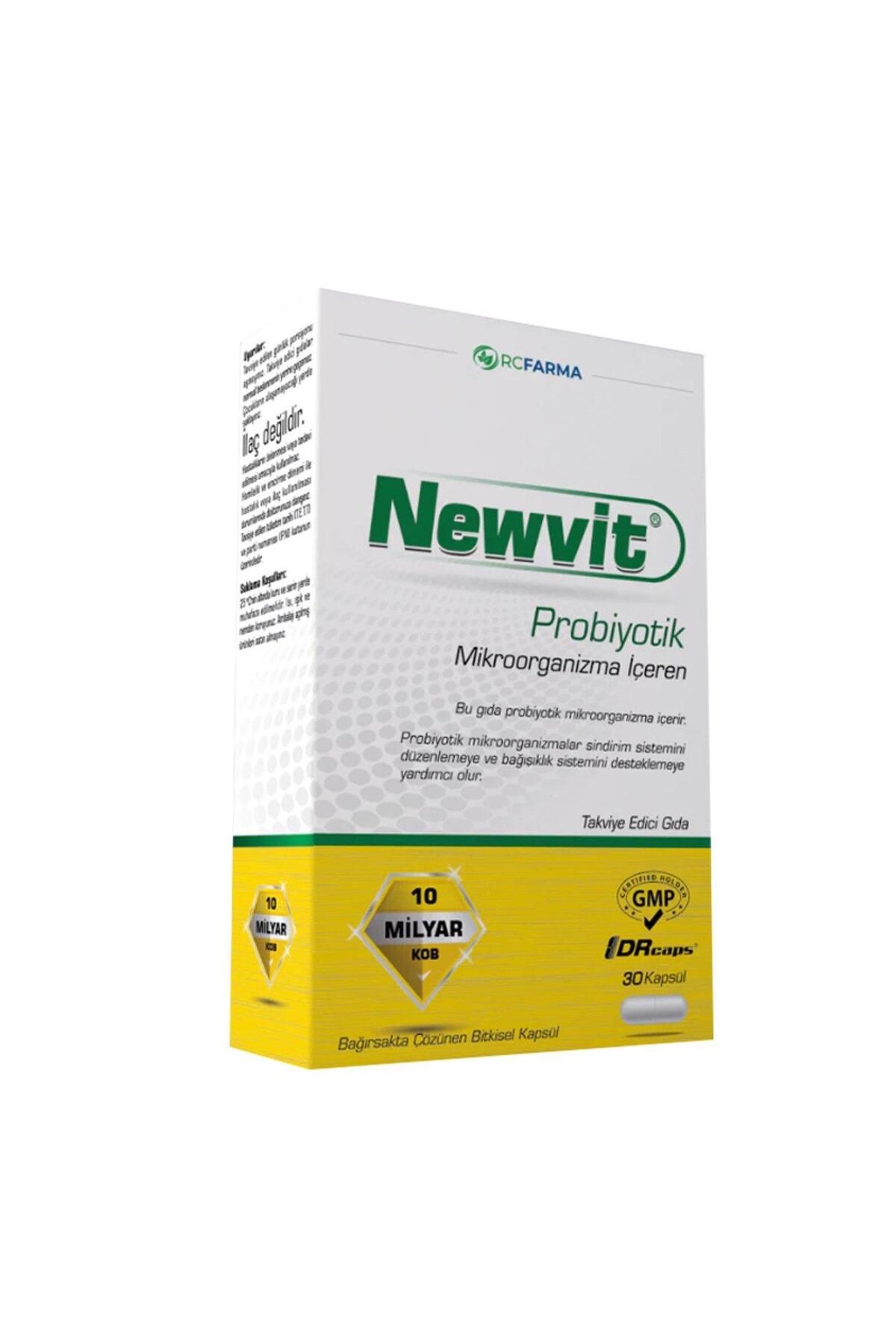 Rcfarma Newvit Probiyotik 30Kapsül x 3 Kutu