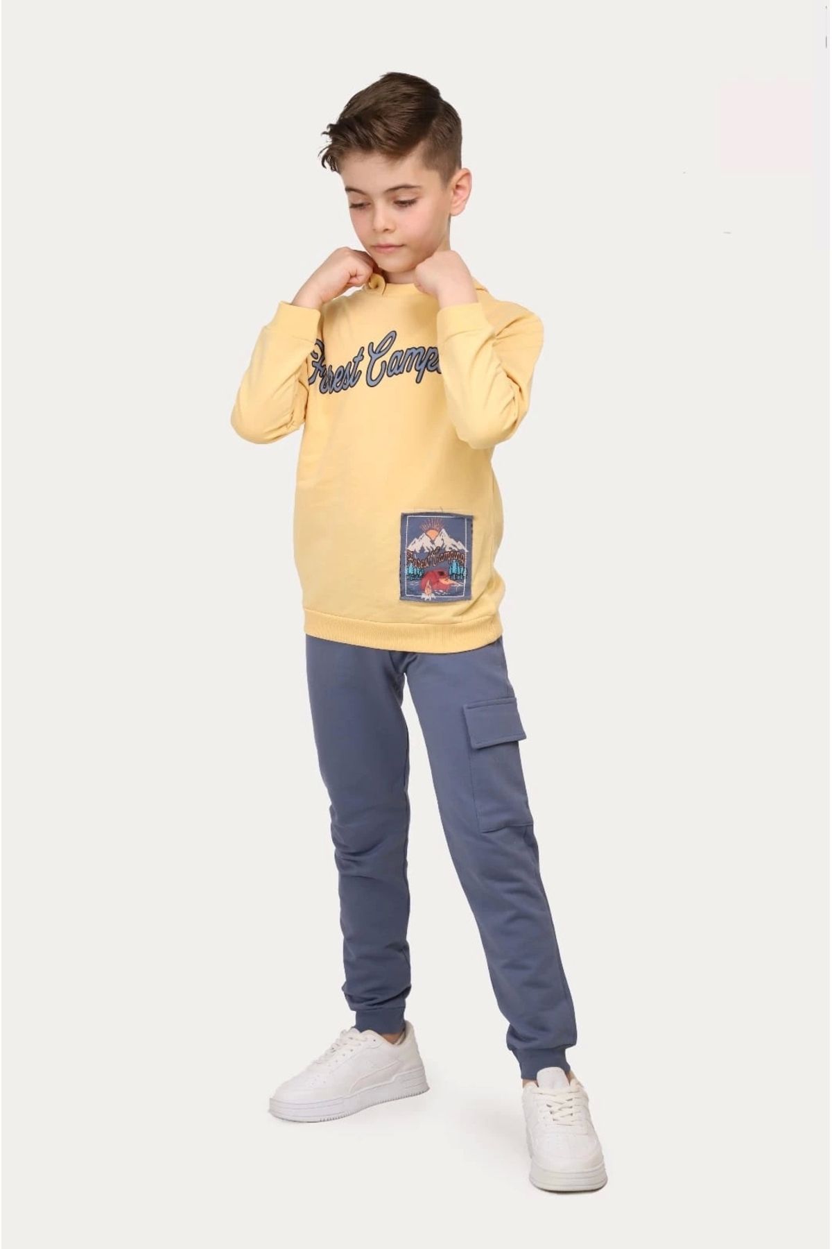 Hafez Kids KAPŞONLUSWEATSHIRTS ERKEK TAKIMI