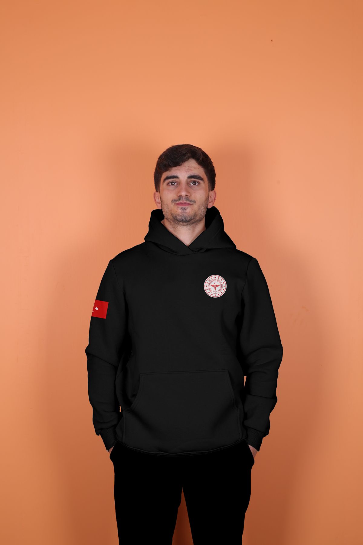 YANKI Kapşonlu 112 Sweatshirt%100 Pamuk Içi P...