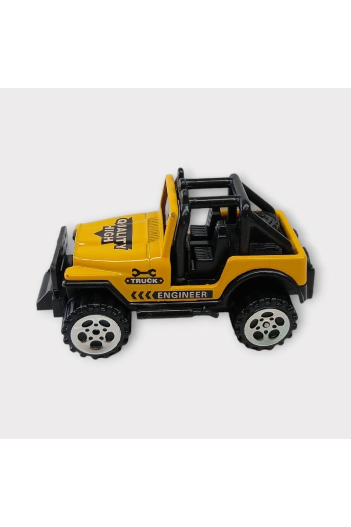 Küçük Metal İnşaat Araçları 7 cm - Jeep