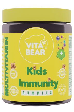 Kids Immunity Bear - Çocuklar İçin Güçlü Bağışıklık Destekçisi Çiğnenebilir Vitamin Image 0