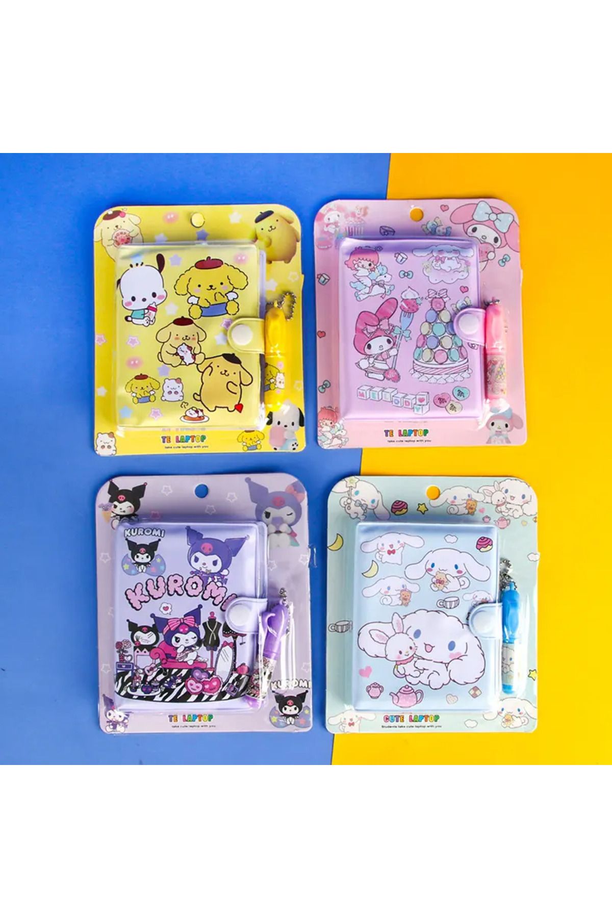 Sanrio Kuromi My Melody Cinnamoroll Kırtasiye Seti 2 Parça Kuromi Kırtasiye Seti