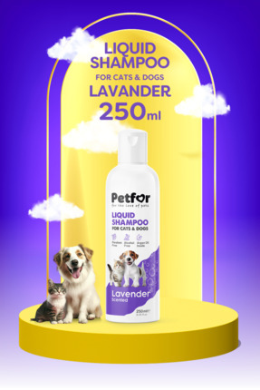 Kedi ve Köpekler için Lavantalı Şampuan 250 ML Image 0
