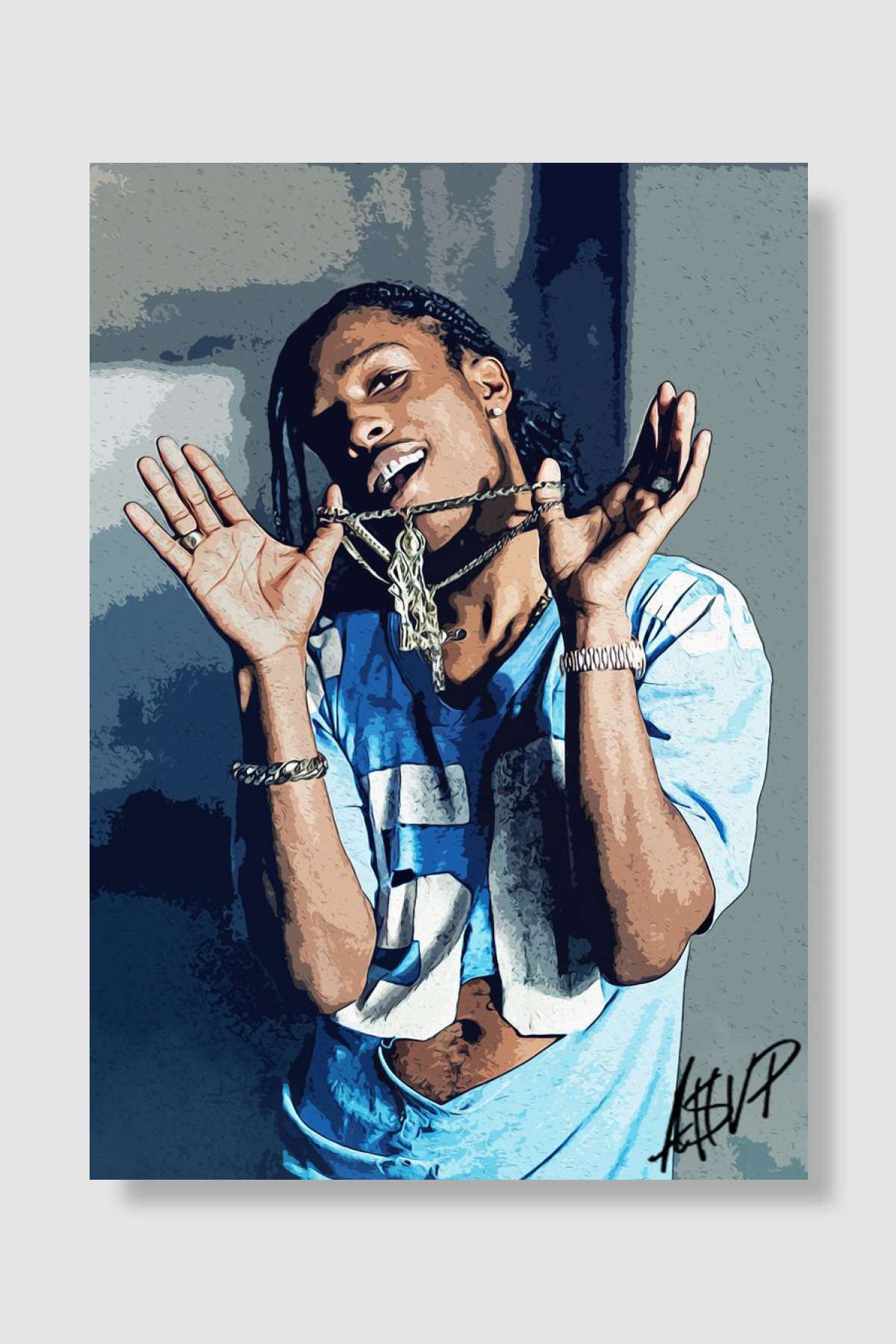 kubdekorASAP Rocky MüzikPoster Çerçevesiz Yük...