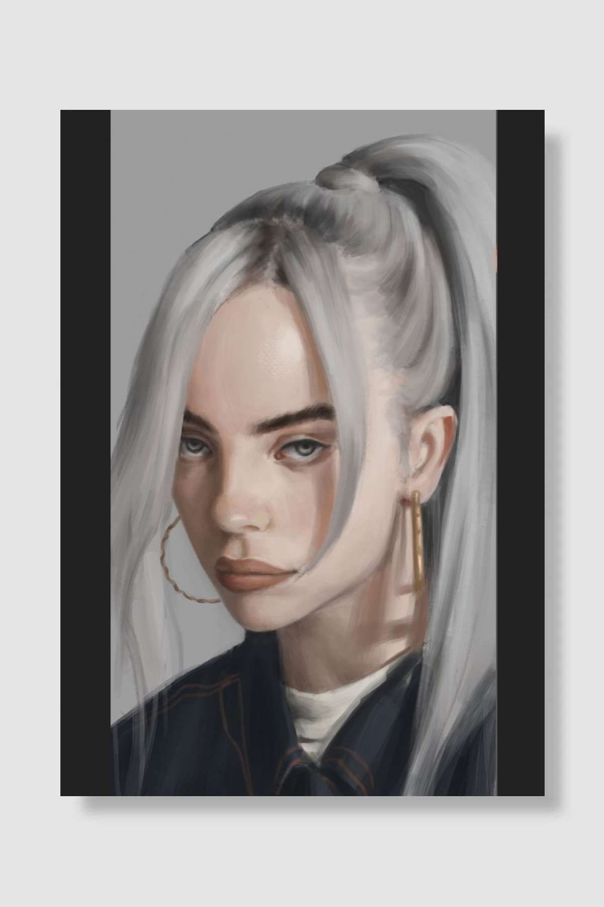 kubdekorPotrait of BillieEillish Müzik Poster...