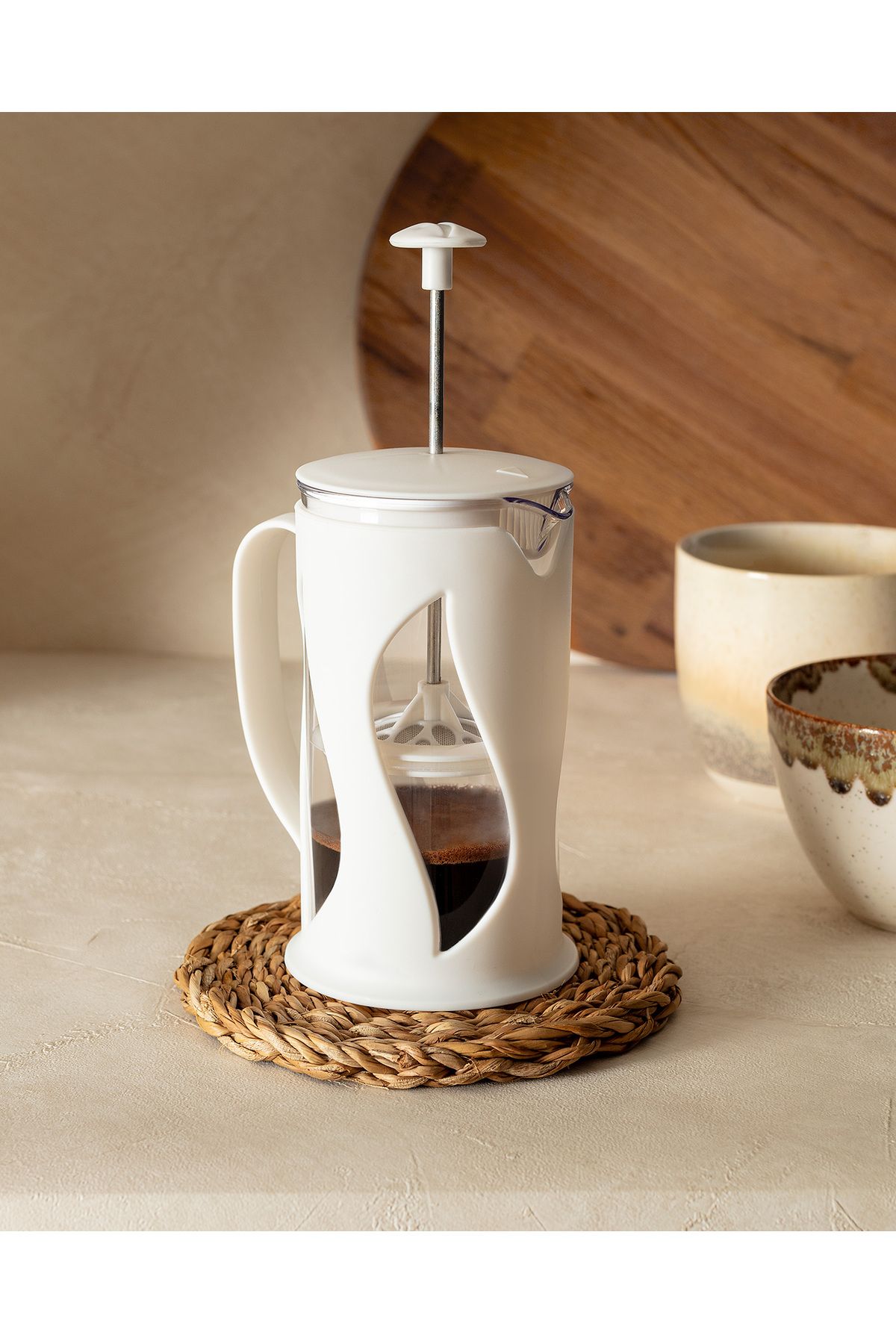 Madame CocoBerthe FrenchPress - Soft Ekru - 5...