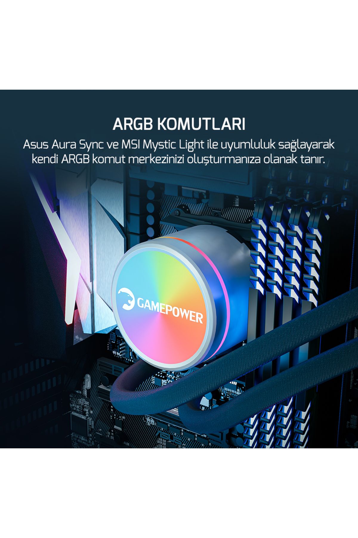 Skadi V2 120 Argb 120mm Sıvı Işlemci Soğutucusu Am5 Ve Lga1700 Uyumlu