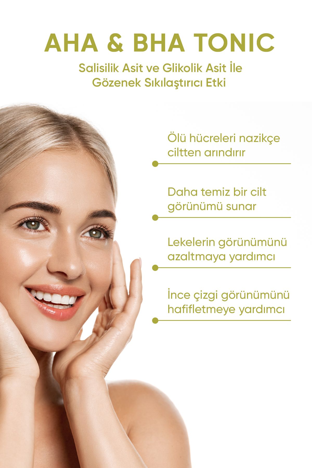 Gözenek Sıkılaştırıcı,Arındırıcı Ve Canlandırıcı Etkili Yüz Bakım Toniği 200 ML(GLYCOLİC ACİD - AHA)