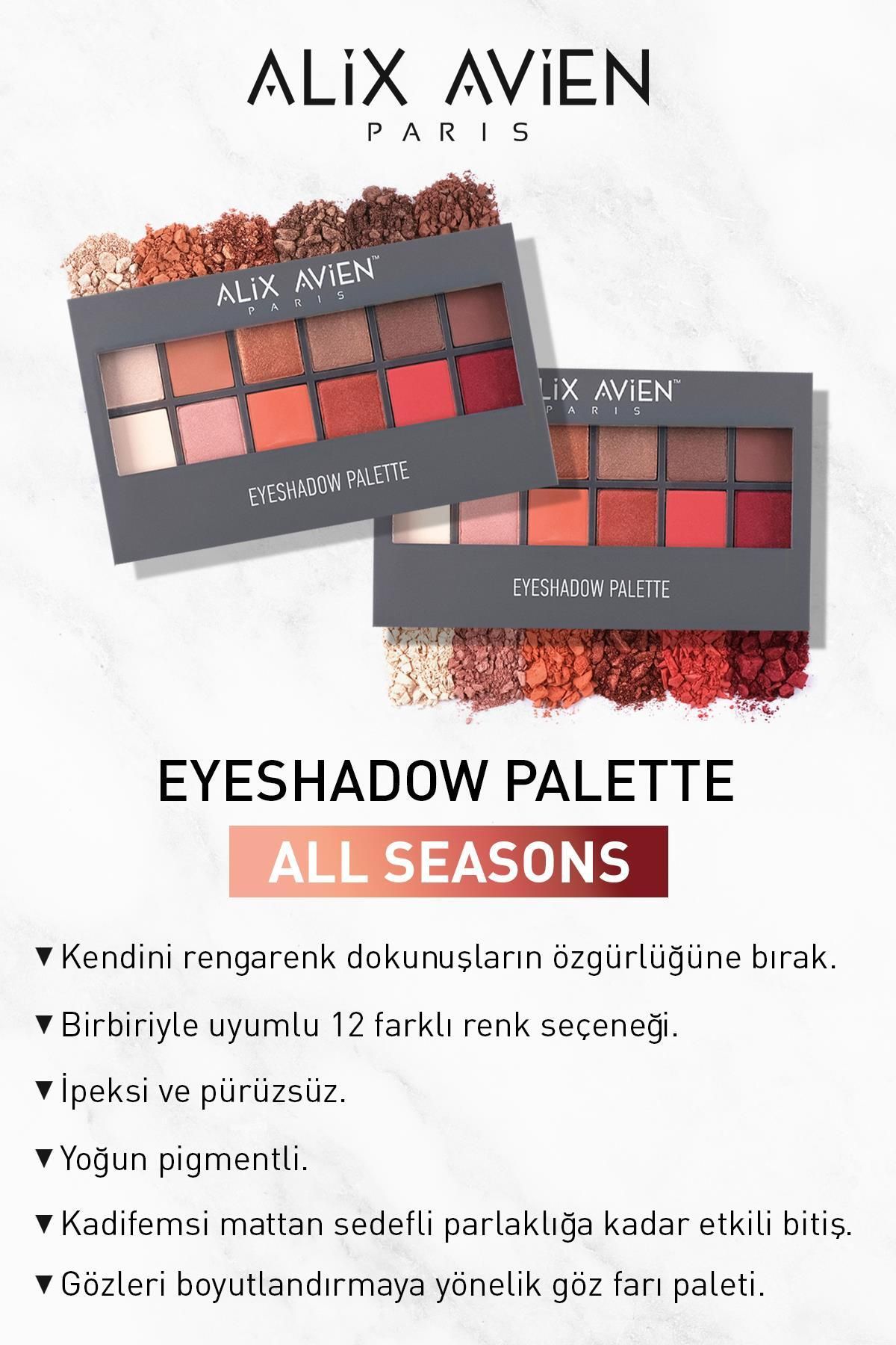 12li Far Paleti - Eyeshadow Palette 999 All Seasons 15,6 G