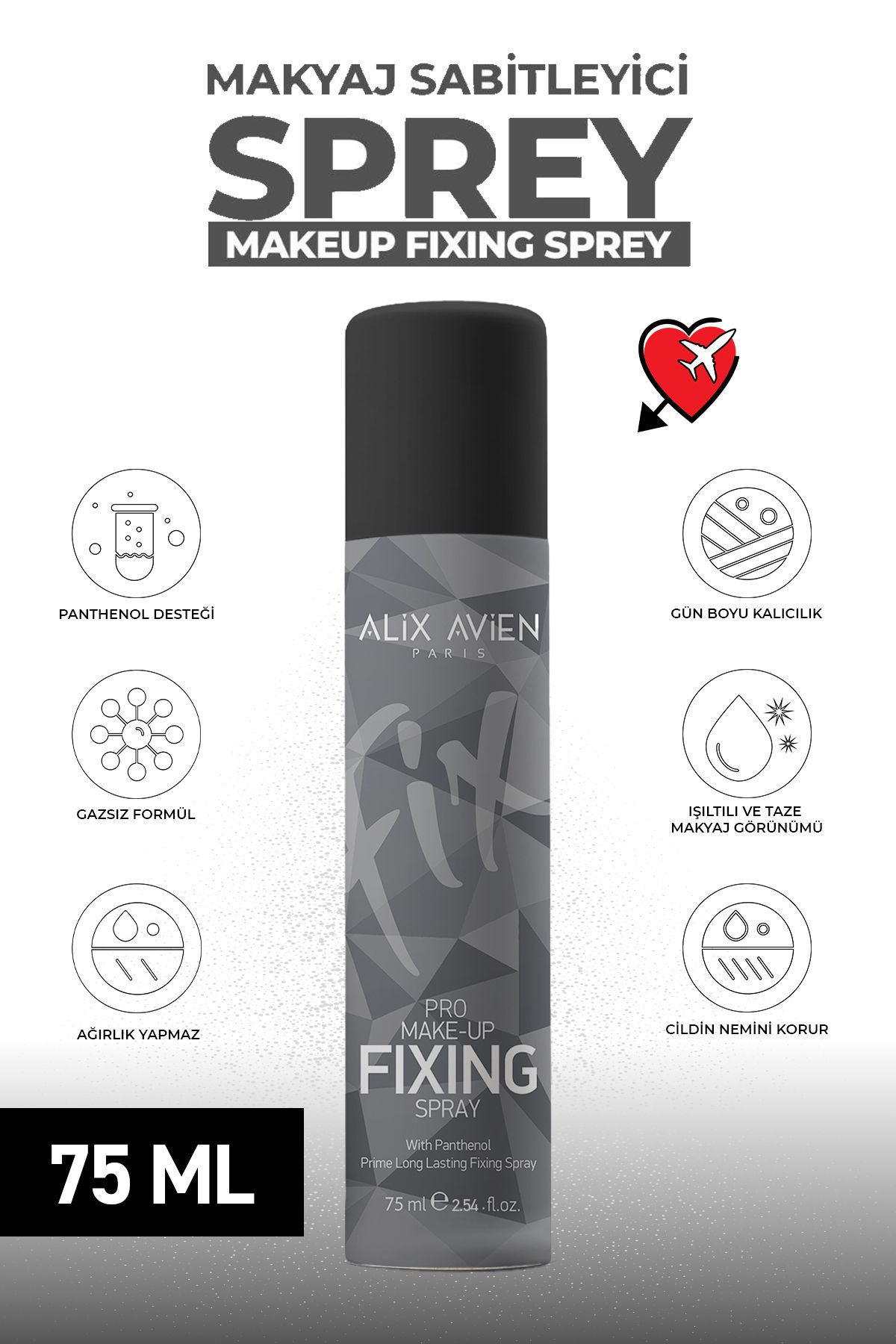 Alix AvienMakyaj SabitleyiciSprey - Make Up F...