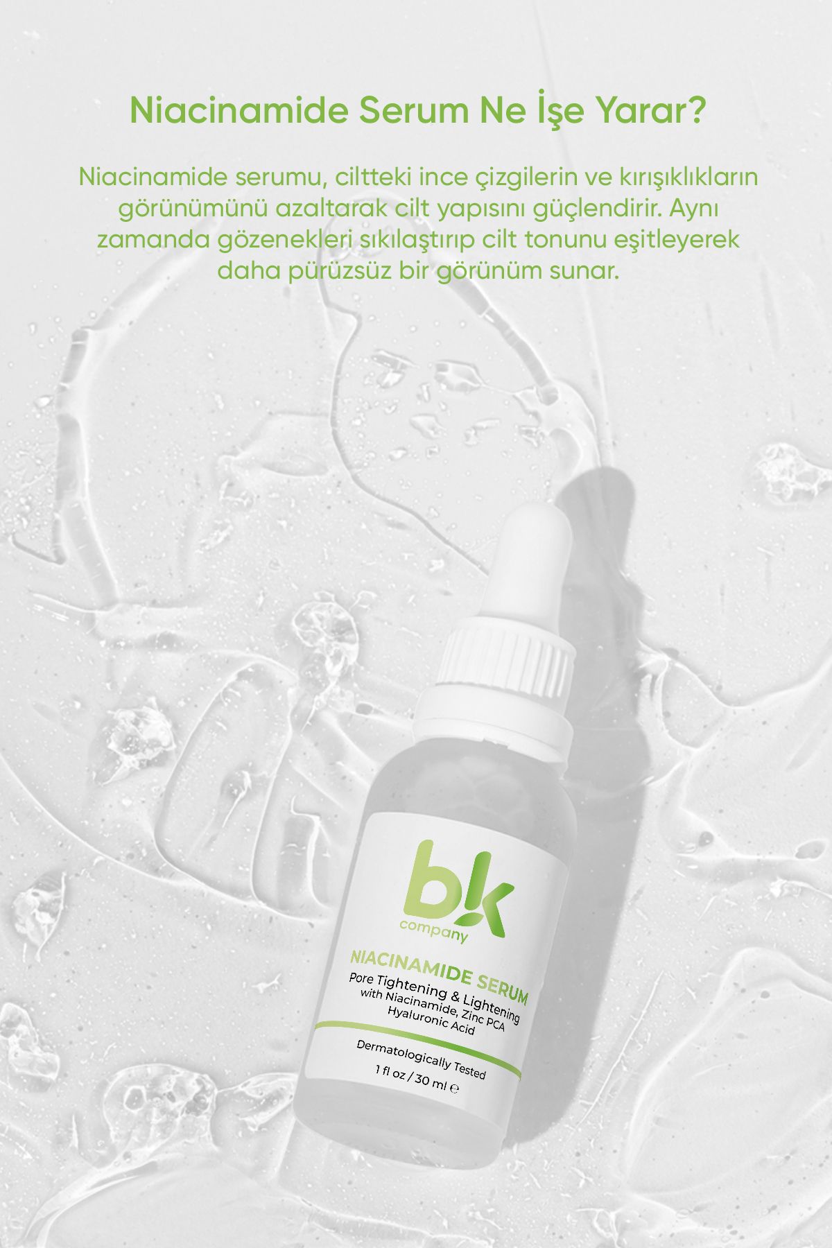 Gözenek Sıkılaştırıcı Siyah Nokta Ve Serum 30 Ml (niacinamide 6% + Zınc Pca)