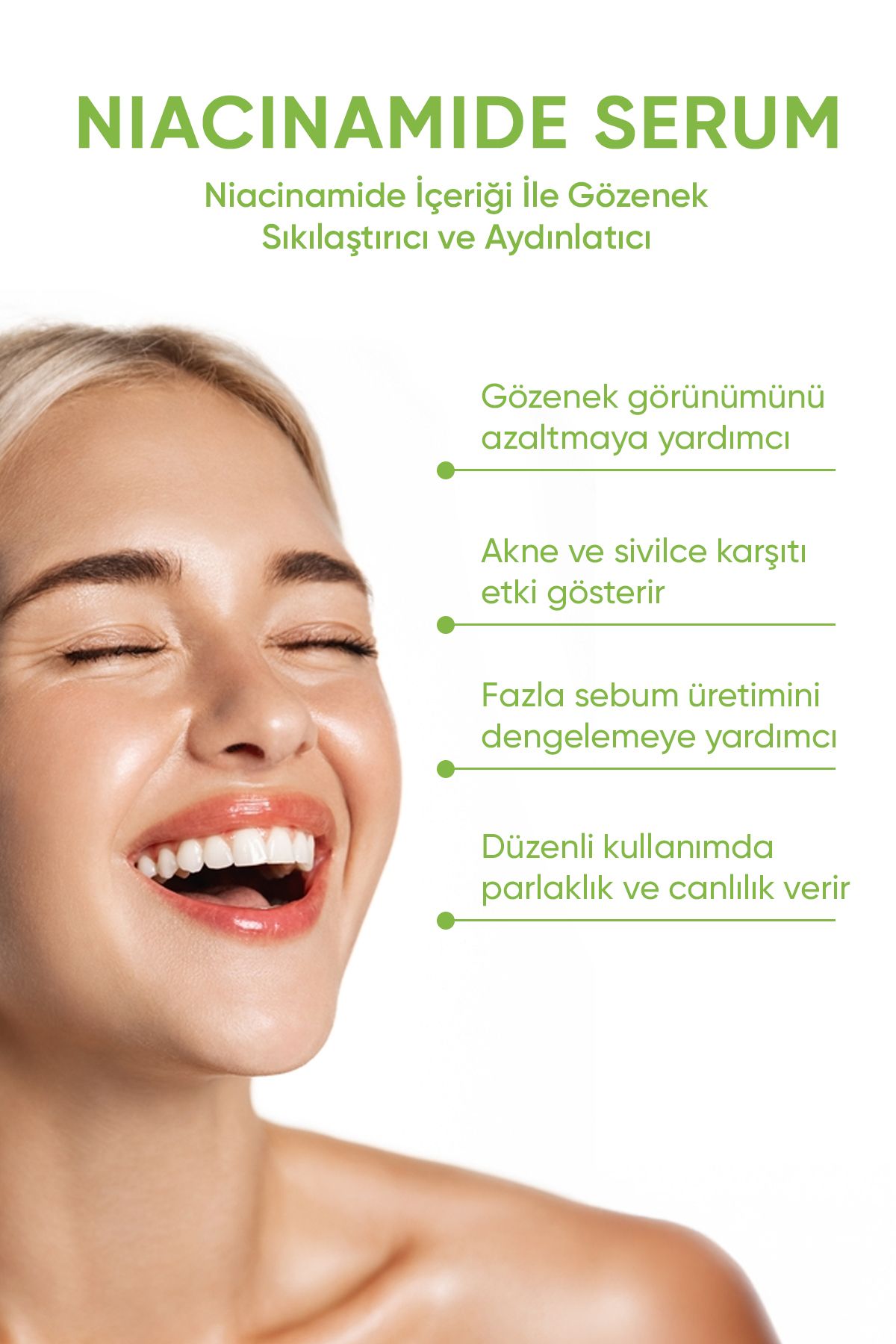 Gözenek Sıkılaştırıcı Siyah Nokta Ve Serum 30 Ml (niacinamide 6% + Zınc Pca)