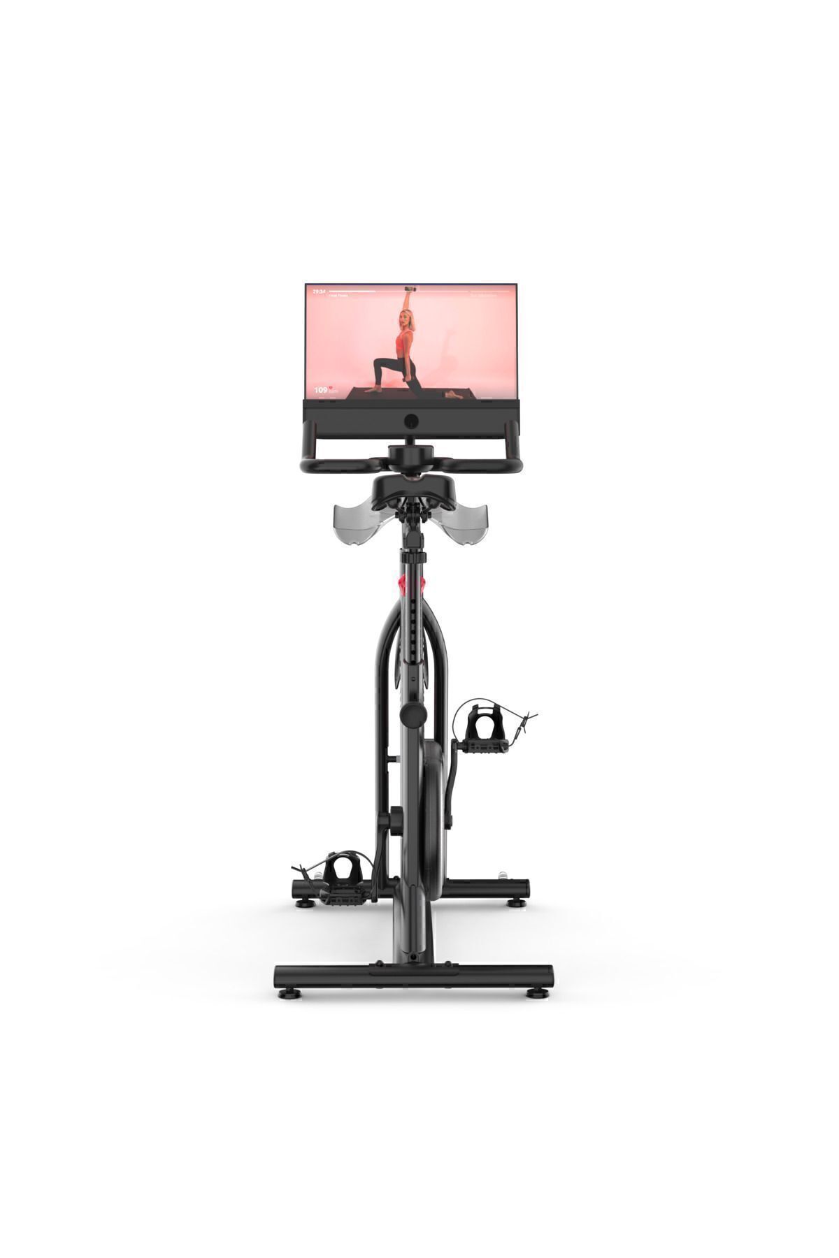 S20 Smart Spin Bike Fhd 22 Inç Ekran Hoparlör Ses Sistemi Hdm Giriş Bluetooth Kondisyon Bisikleti