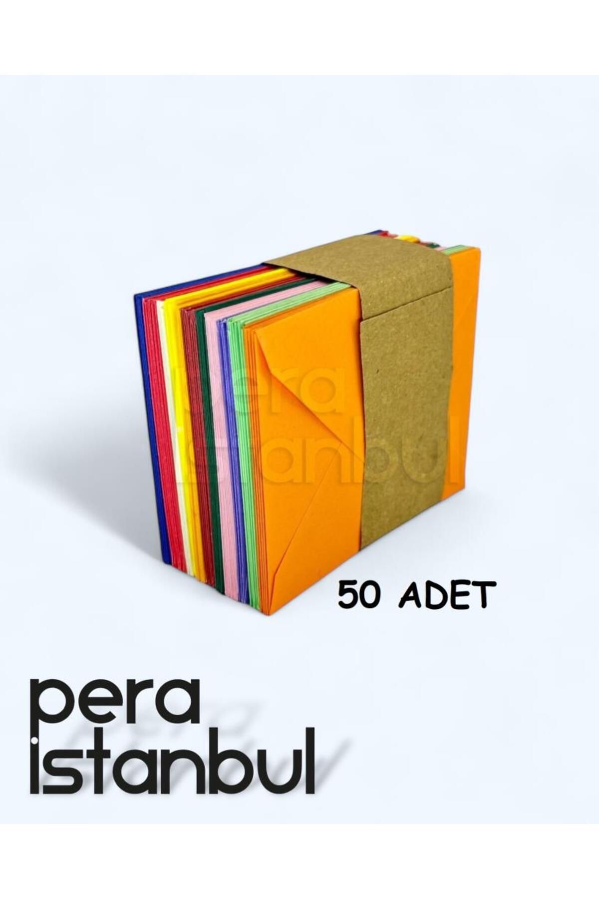 Pera İstanbul50 Adet MidiZarf 85mmx115mm 10 R...