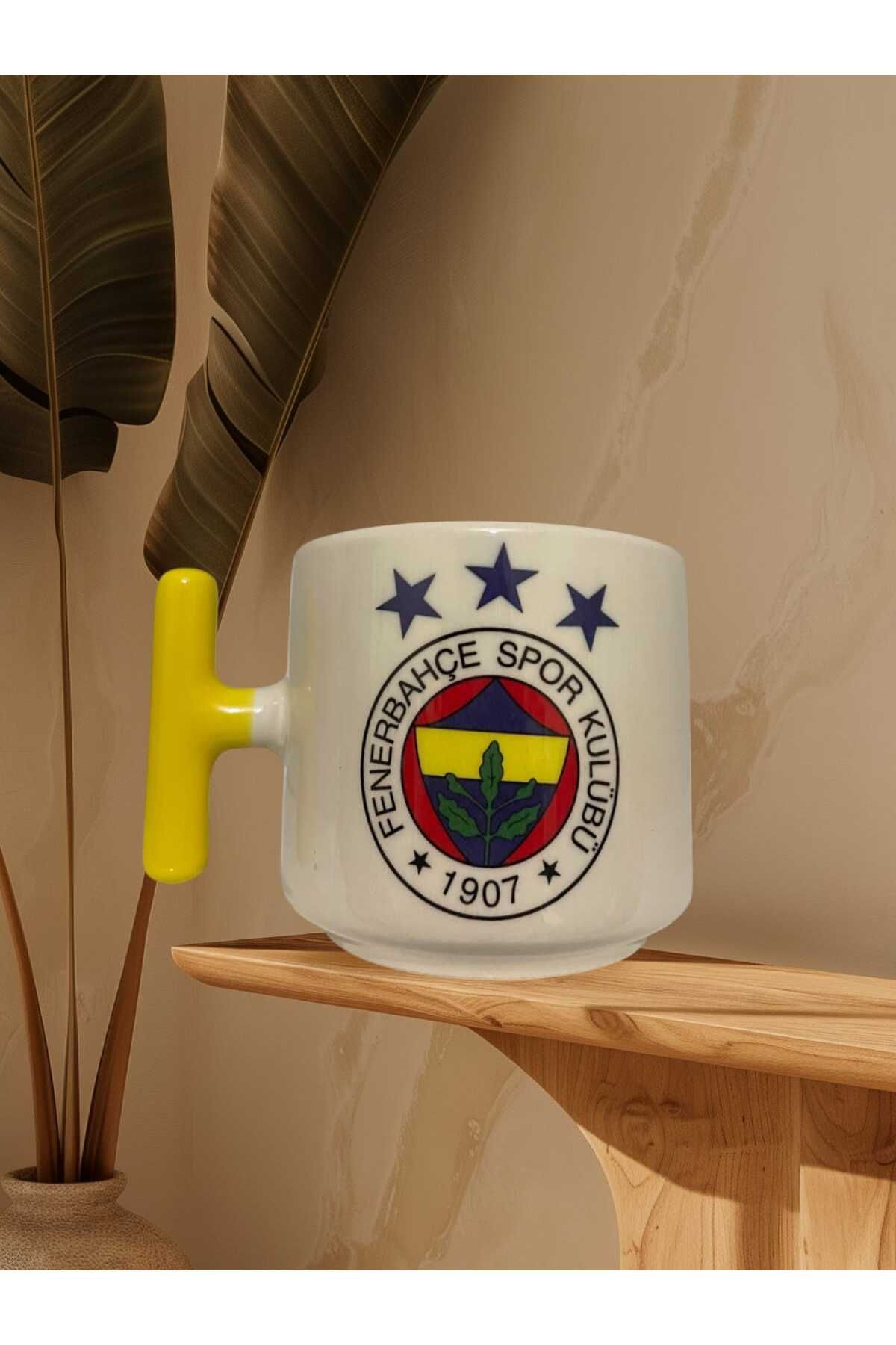 "fenerbahçe" Baskılı Seramik Küllük & Seramik T Kupa Bardak Set