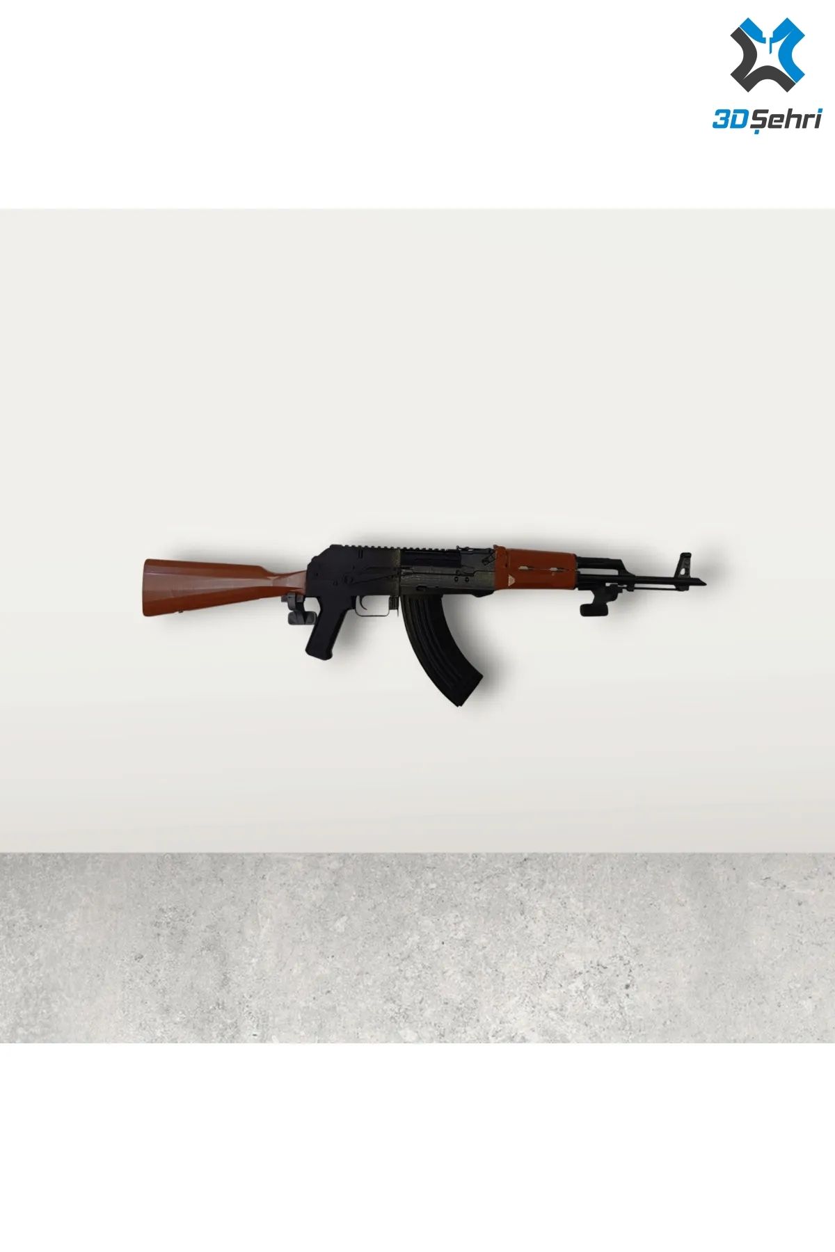 3DŞehri Ak-47 Maketi 80 Cm