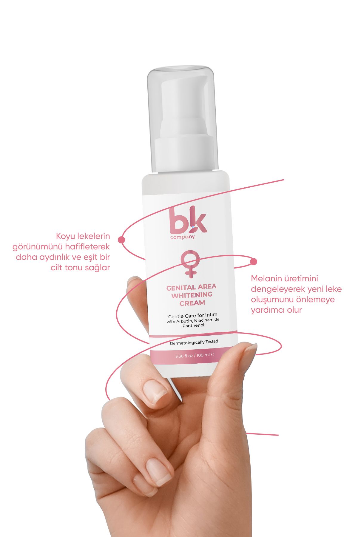 Genital Bölge Beyazlatıcı Bakım Krem 100 ml