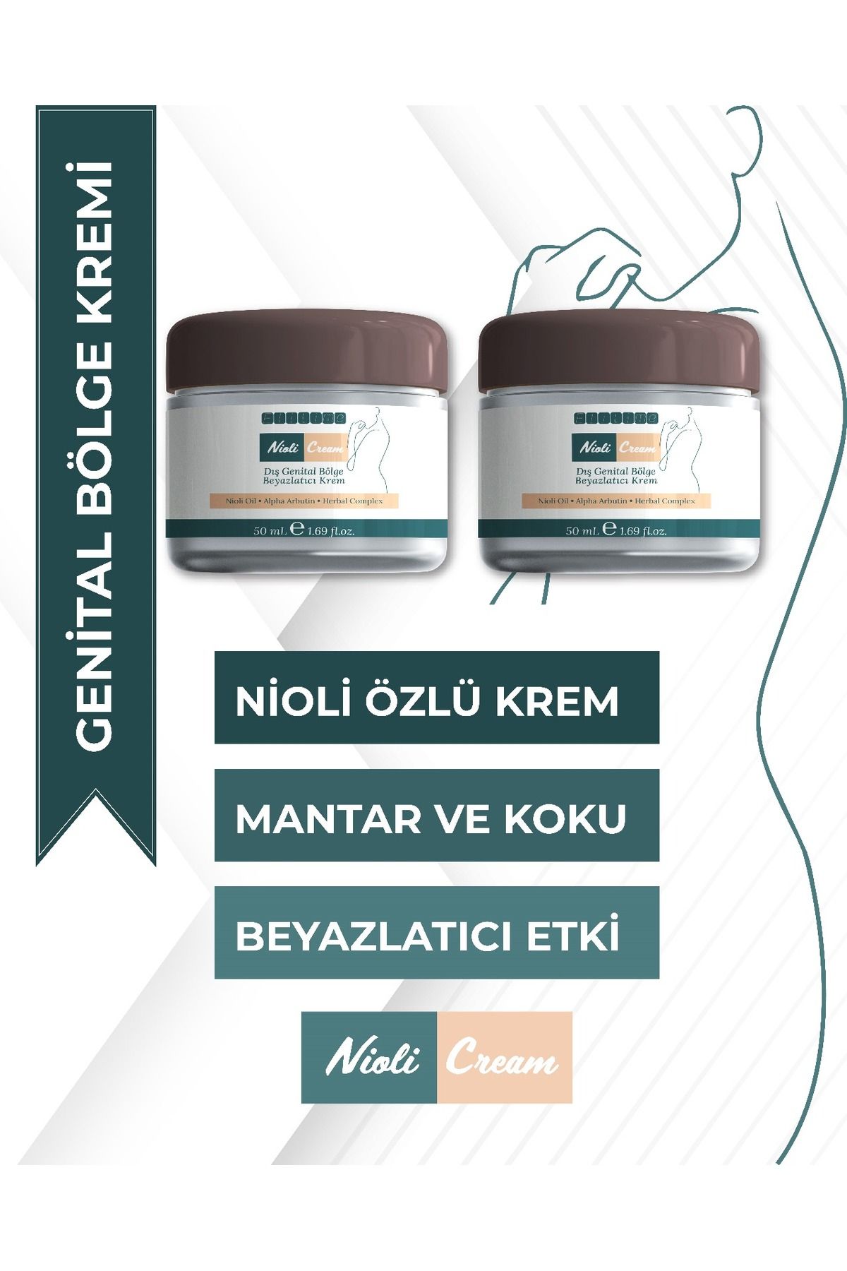 Elitime Nioli Cream YağıGenital Beyazlatıcı V...