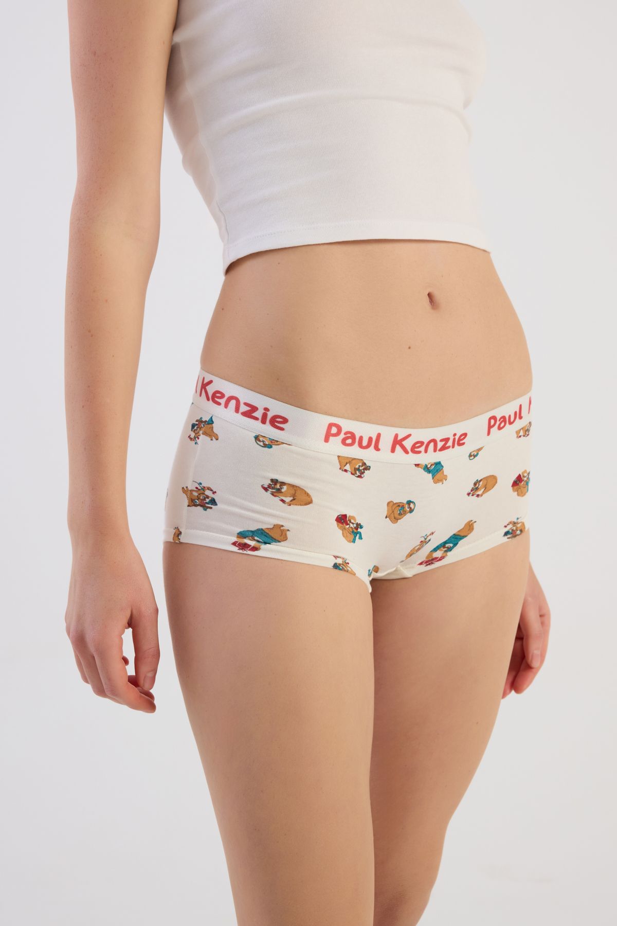 Christmas Collection - Kadın Boyshort Külot - Slothy Christmas