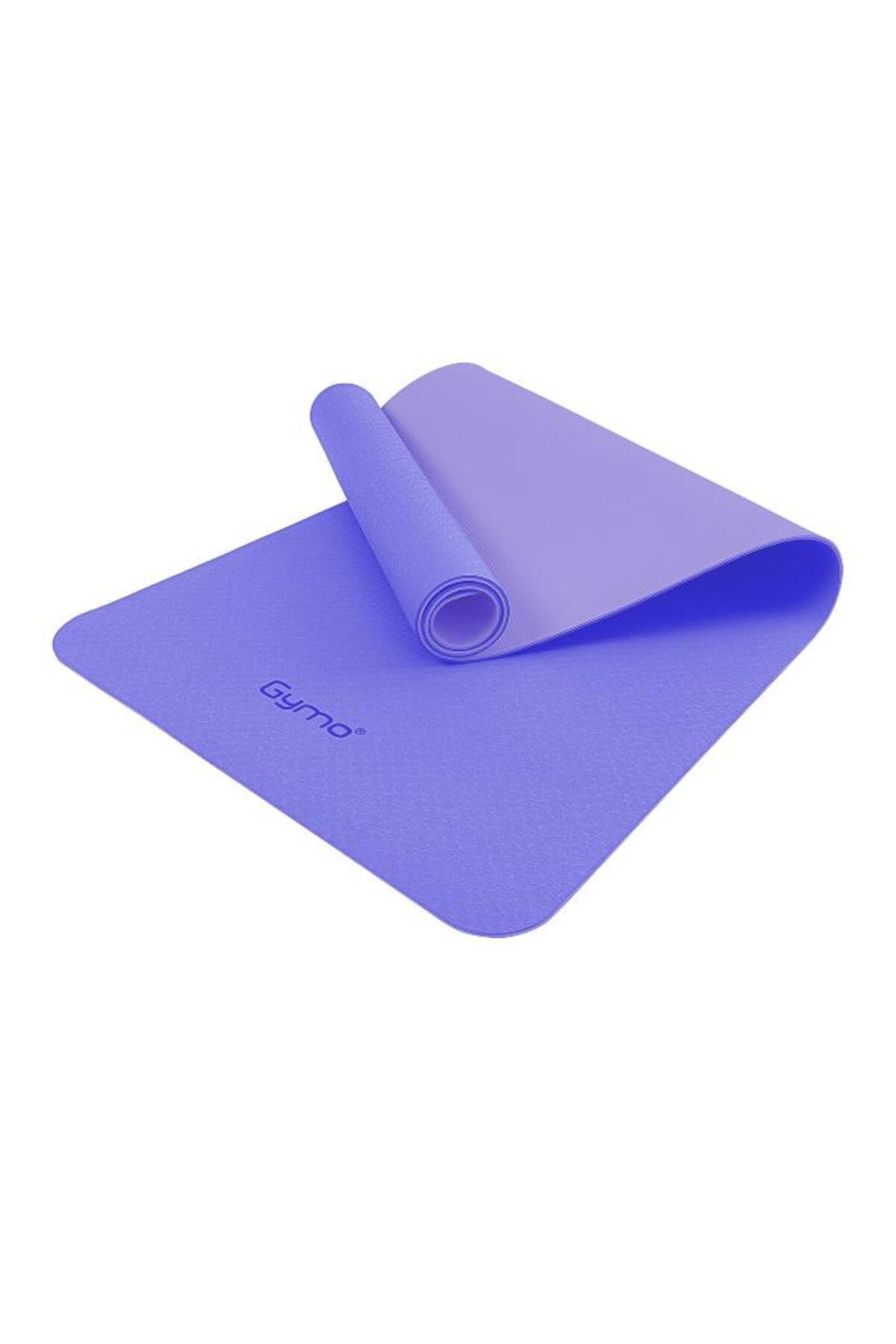 Ekolojik 6mm Tpe Yoga Matı Pilates Minderi Lila