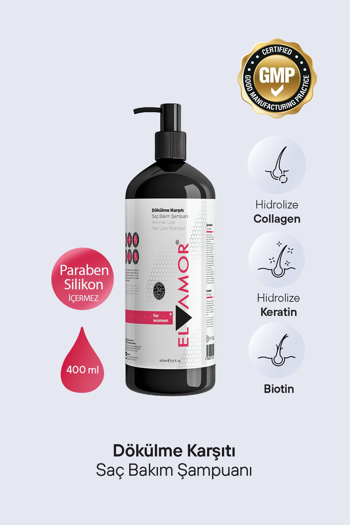 inMAX Elamor Kadın (Biotin &Collagen) Saç Güç...