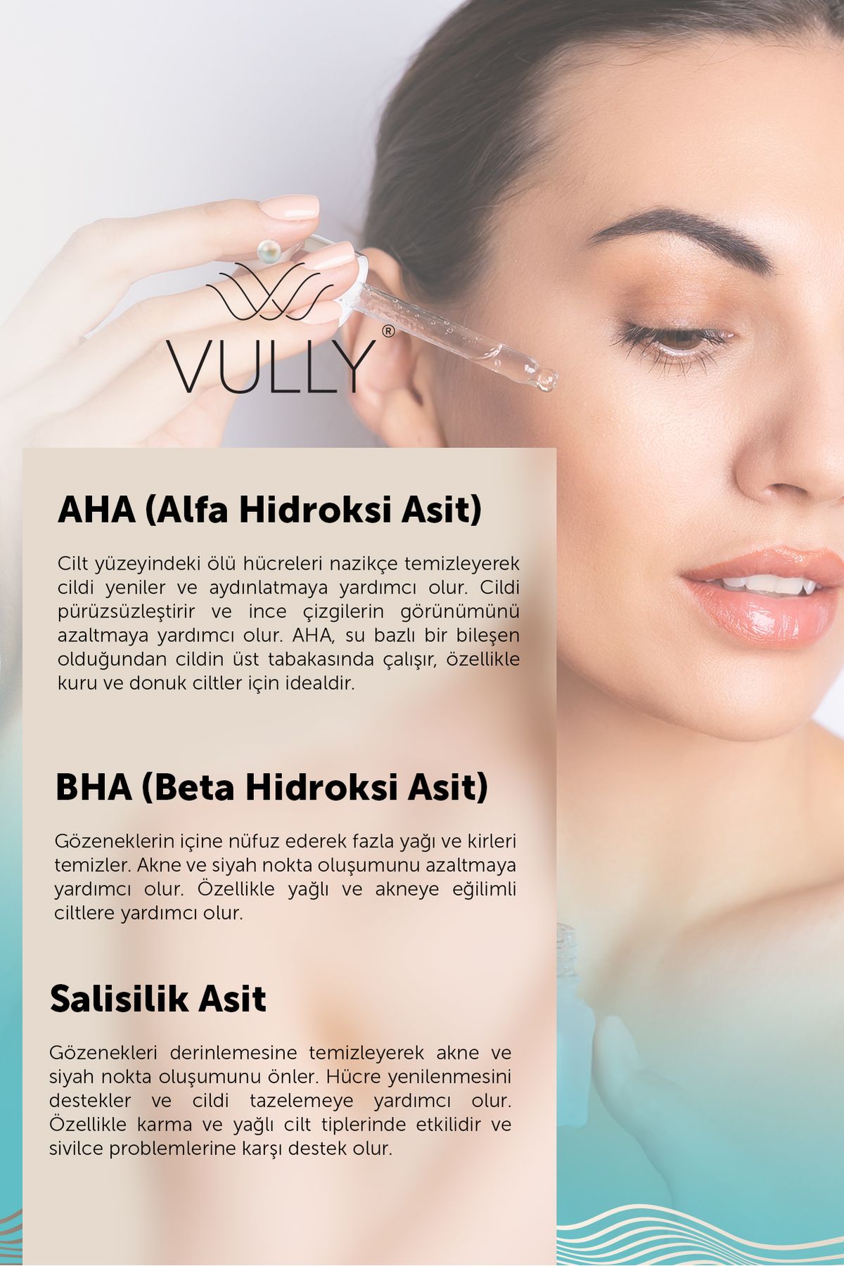 Kırışık Karşıtı - Sebum Dengeleyici - Yoğun Nemlendirici Canlandırıcı Serum 30 Ml (%10 Aha %2 Bha)