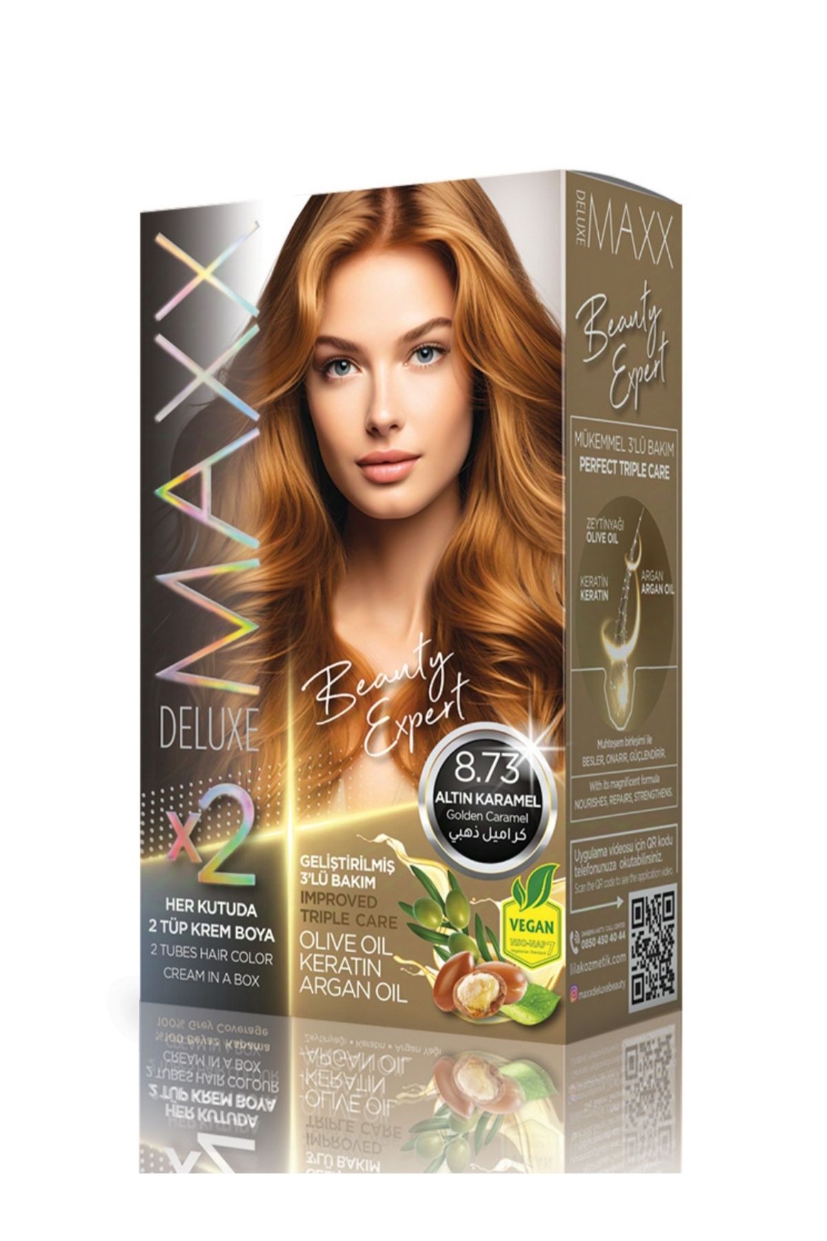 MAXX DELUXEBeauty Expert8.73 Altın Karamel Se...